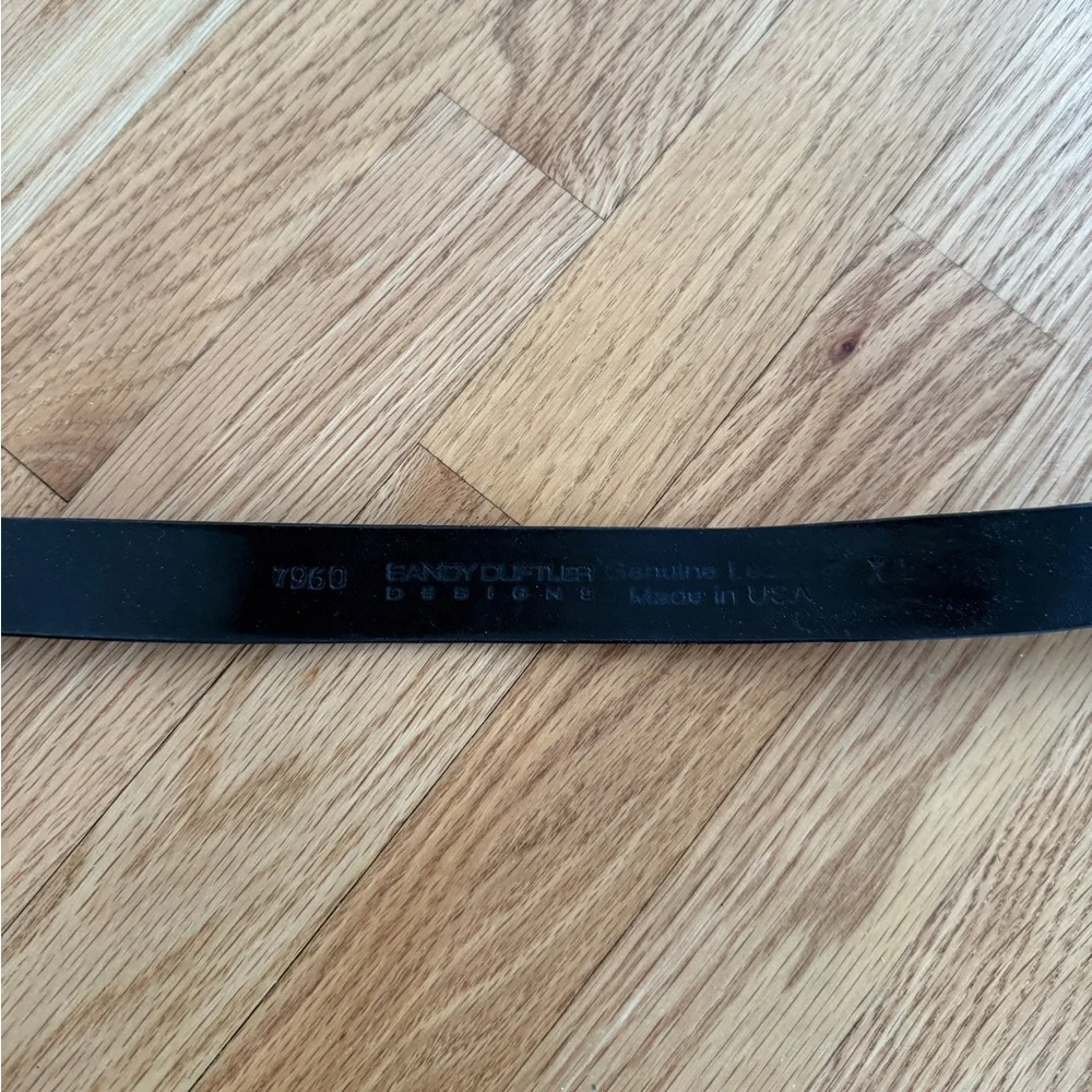Sandy Duftler belt black tassel size XL